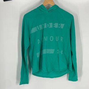 Under Armour Green Hoodie/Sweatshirt Size SM/P/CH Gently Used